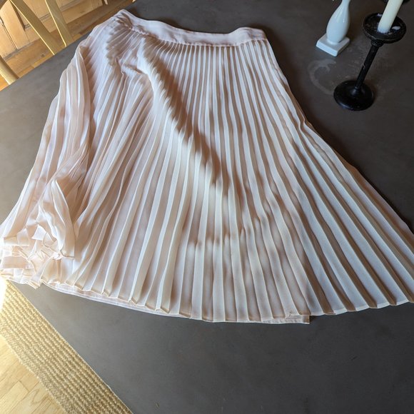 Sézane Dino Skirt | Nude (pale pink blush) - Picture 12 of 16